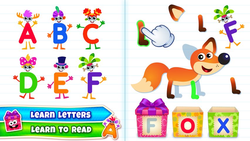 Screenshot 3: Bini ABC Kids Alphabet Games!