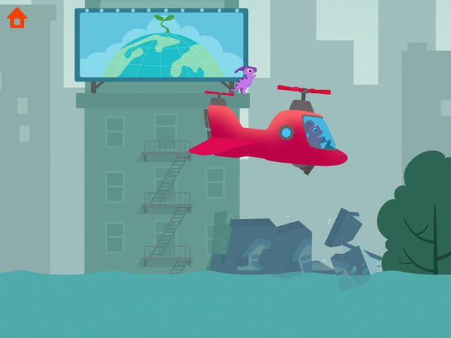 Screenshot 9: Dinosaur Helicopter - for kids