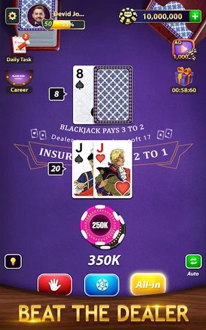 Screenshot 24: BlackJack by Murka: 21 Classic