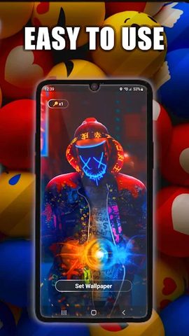 Screenshot 3: Emoji Live Wallpaper