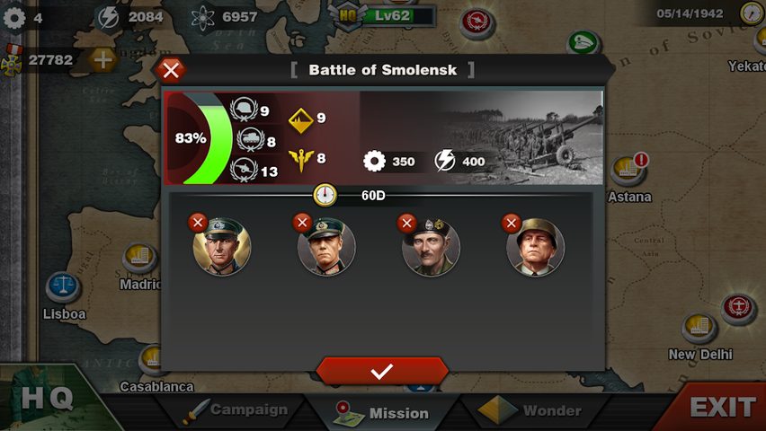Screenshot 7: World Conqueror 3-WW2 Strategy