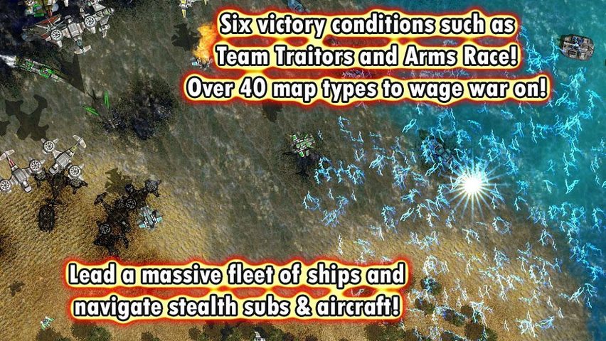 Screenshot 3: Land Air Sea Warfare RTS