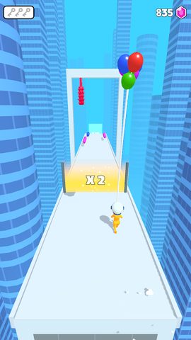 Screenshot 3: Balloon Boy 3D - Stack & Race