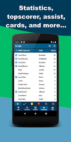 Screenshot 3: Football livescore from the Spanish La Liga