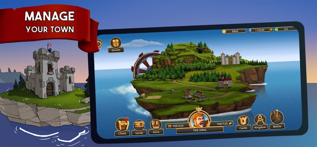 Screenshot 3: Siege Castles - A Castle Defense & Building Game