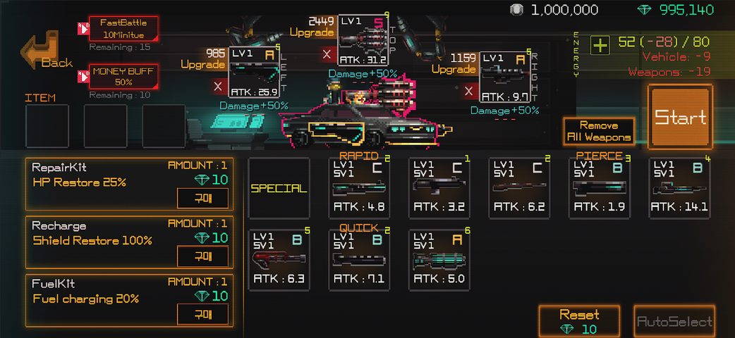 Screenshot 9: Bullet Punk: Idle + Defense CAR Shooting Action