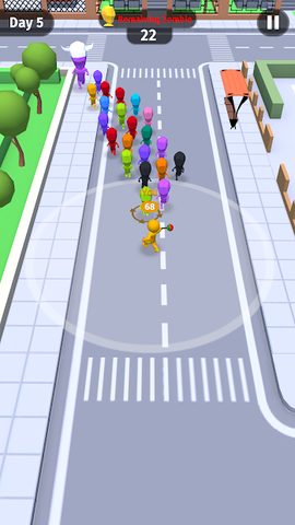 Screenshot 2: Move.io: Move Stop Move - Stickman Crowd 3D