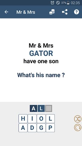 Screenshot 1: Mr & Mrs have a son