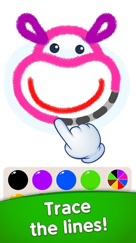 Screenshot 2: Toddler coloring apps for kids! Drawing games!