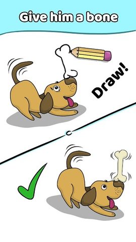 Screenshot 3: Draw a Line: Tricky Brain Test