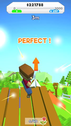Screenshot 1: Paper Plane Planet