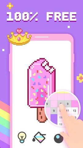 Screenshot 5: Paint by Number - Pixel Art