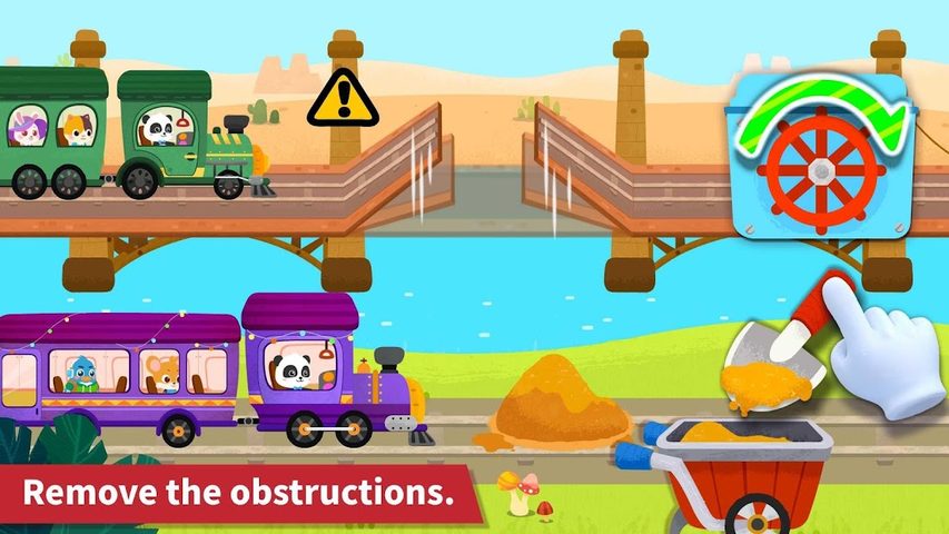 Screenshot 4: Baby Panda's Train