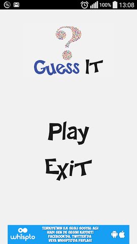 Screenshot 1: Guess It