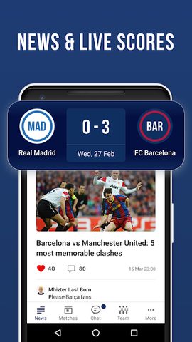 Screenshot 2: Barcelona Live — Not official app for FC Barca Fan