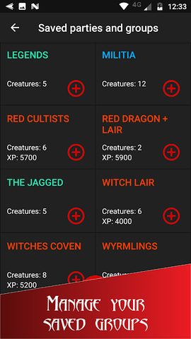 Screenshot 8: Initiative Tracker for D&D