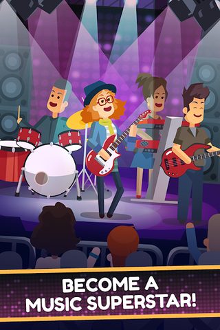 Screenshot 2: Epic Band Clicker - Rock Star Music Game