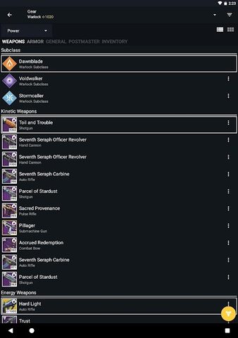 Screenshot 11: Destiny 2 Companion