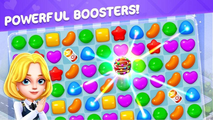Screenshot 3: Town Story - Match 3 Puzzle