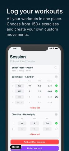 Screenshot 4: Metric VBT 4+