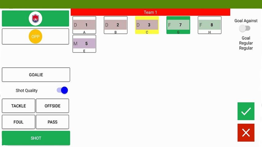 Screenshot 3: iTrackSoccer Stats