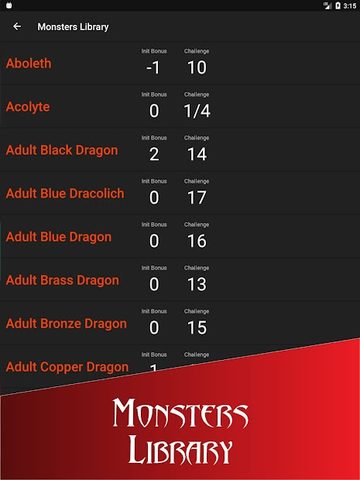 Screenshot 13: Initiative Tracker for D&D
