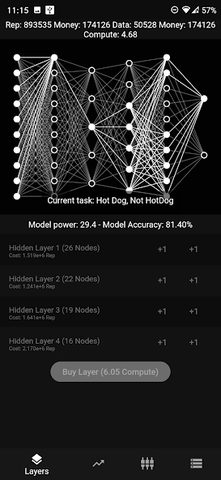 Screenshot 7: Perceptron - An Idle Game