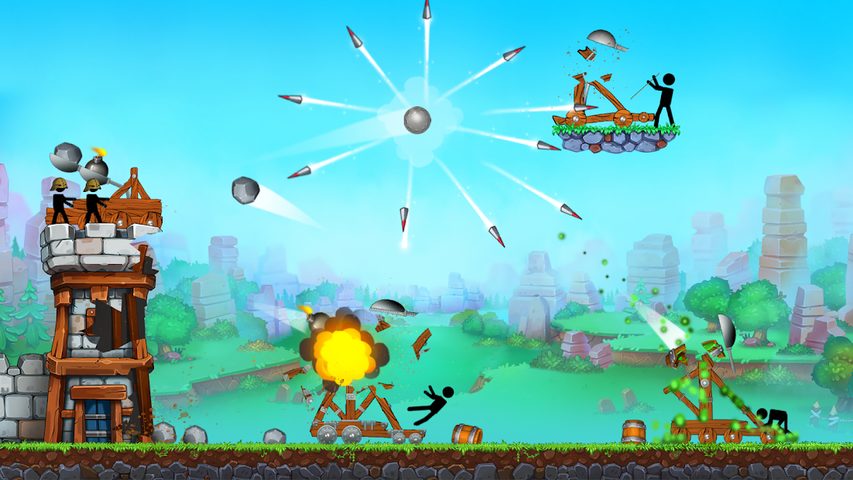 Screenshot 10: The Catapult - Stick man Throw