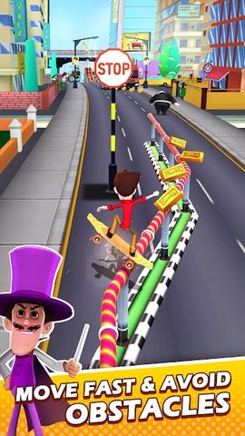 Screenshot 2: Smaashhing Simmba - Skate Rush