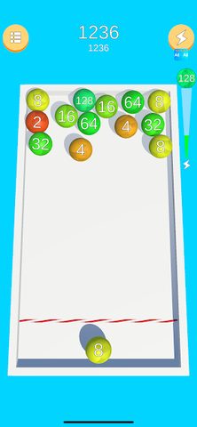 Screenshot 4: Chain in box: 4096 3D Merge game