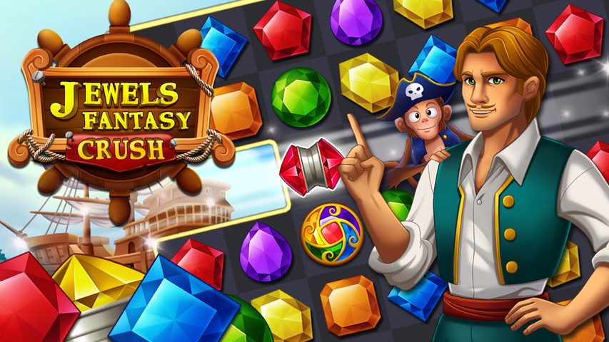 Screenshot 1: Jewels Fantasy Crush : Match 3