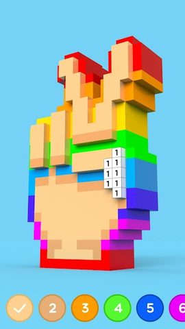 Screenshot 5: Color by Number ®: 3D No.Draw