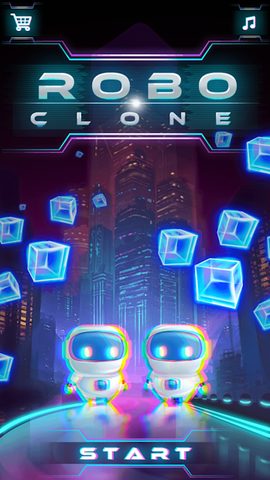 Screenshot 1: Robo Clone Classic Arcade Game