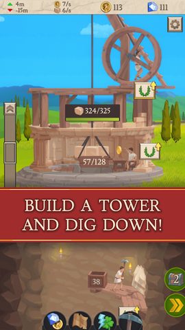 Screenshot 1: Idle Tower Miner: Idle Games