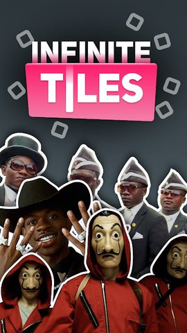 Screenshot 1: Infinite Tiles: EDM & Piano