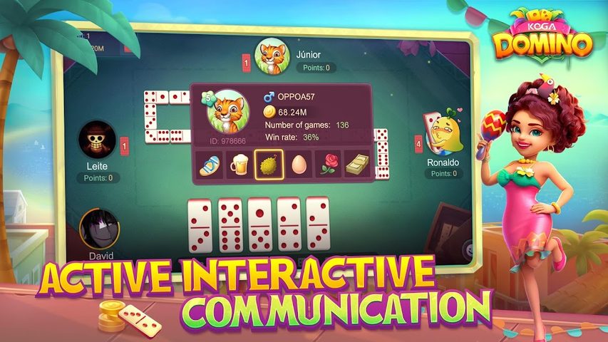 Screenshot 3: KOGA Domino - Classic Free Dominoes Game