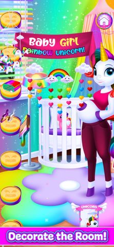 Screenshot 3: Unicorn Mommy Baby Pet Games 4+