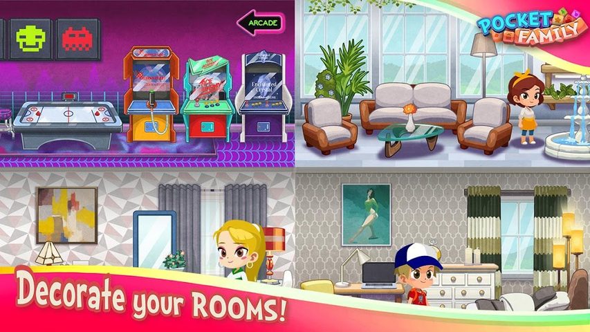 Screenshot 7: Pocket Family Dreams: Build My Virtual Home