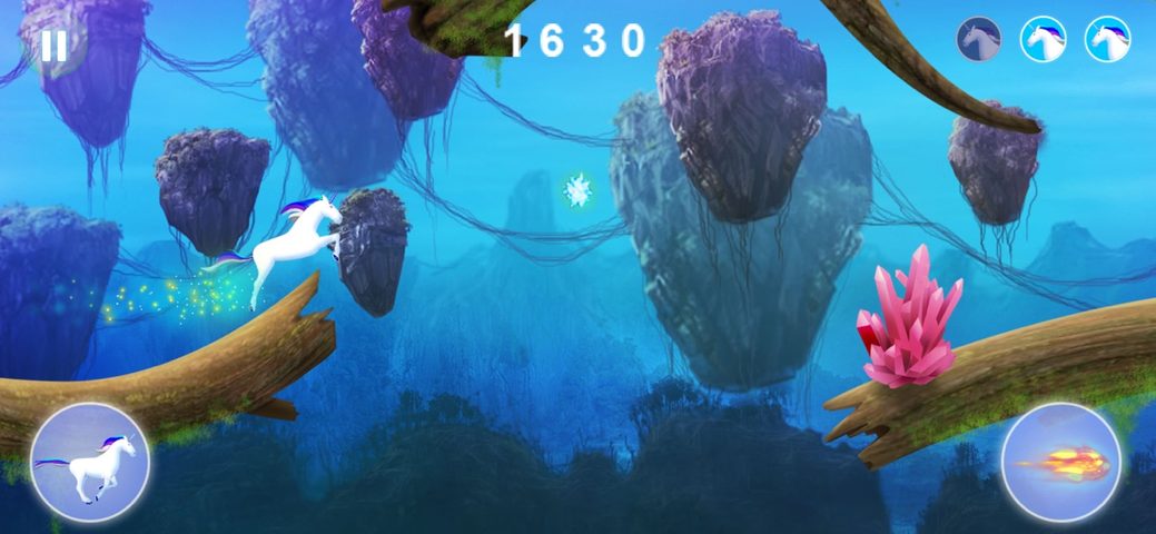 Screenshot 4: Unicorn dash : Magical Sky 4+