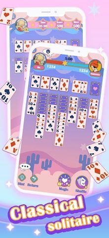 Screenshot 1: Solitaire Match - card games