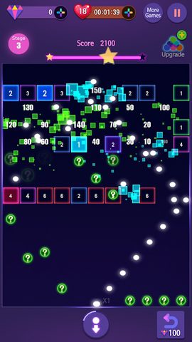 Screenshot 4: Neon Bricks Master