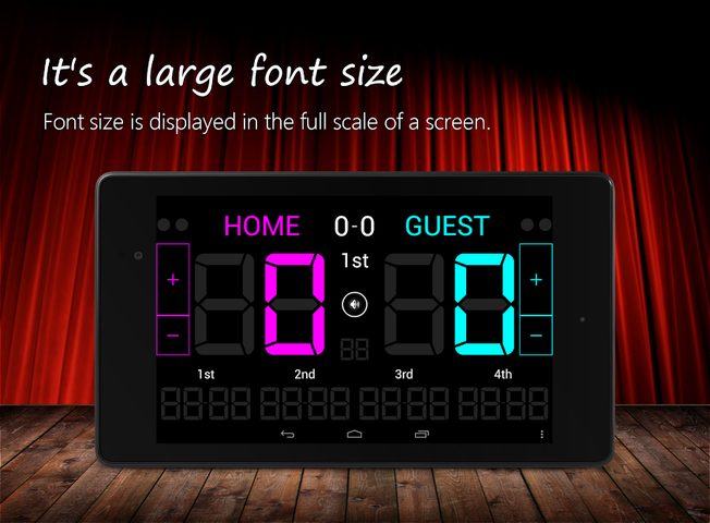 Screenshot 1: Scoreboard Volleyball