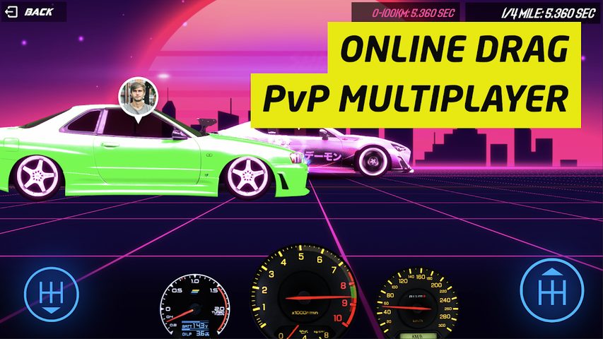 Screenshot 2: JDM Tuner Racing - Drag Race