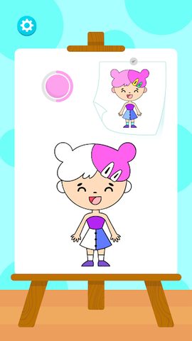 Screenshot 2: Kawaii Games: Kids Coloring Book & Puzzle