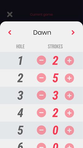 Screenshot 7: My Minigolf Scorecard X
