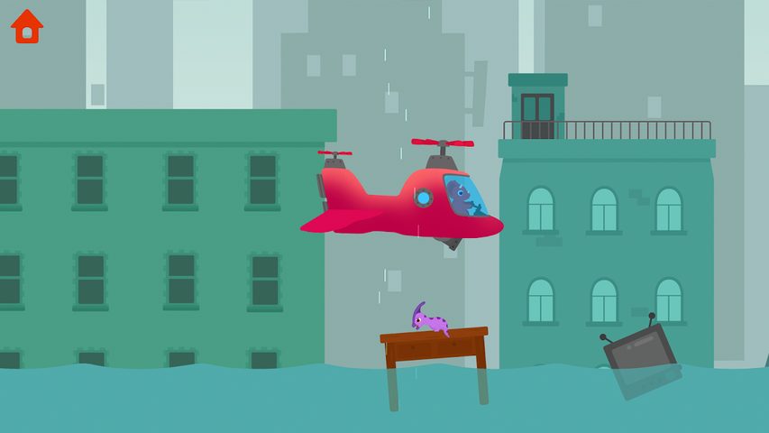 Screenshot 6: Dinosaur Helicopter - for kids