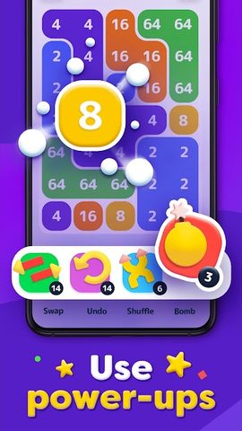 Screenshot 2: LAVA - Number Blocks 2048 Game