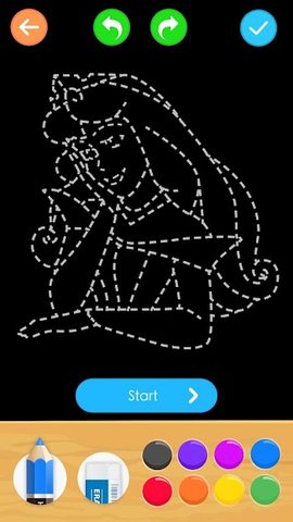 Screenshot 2: Learn to Draw Princess