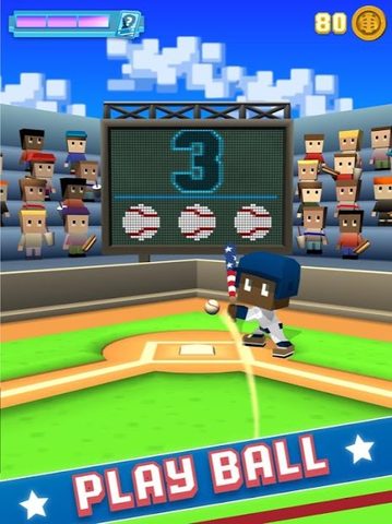 Screenshot 1: Blocky Baseball