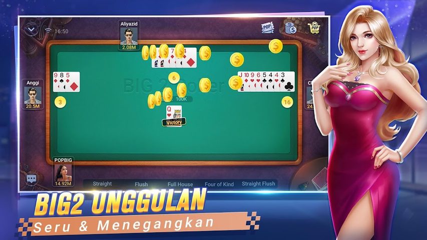 Screenshot 6: POP Big2 — Capsa Banting poker